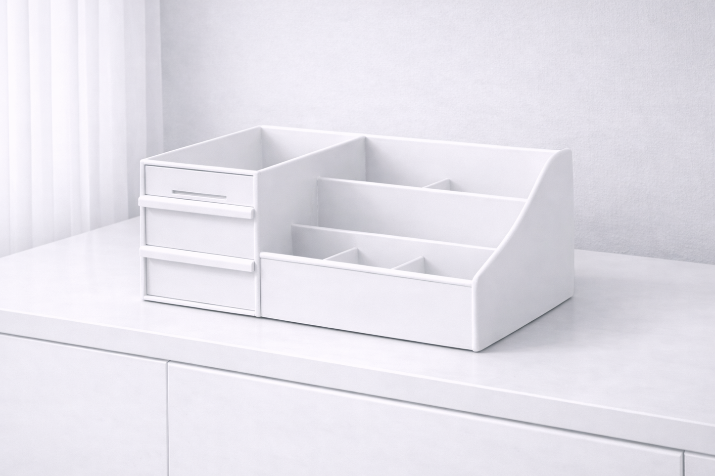 Organisateur maquillage – Rangement maquillage compact à tiroirs